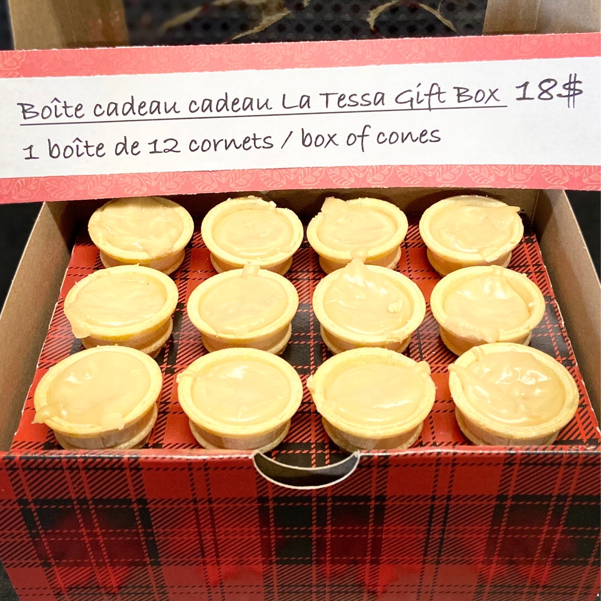 Boîte de La Tessa Box of cones Produits d’érable Château