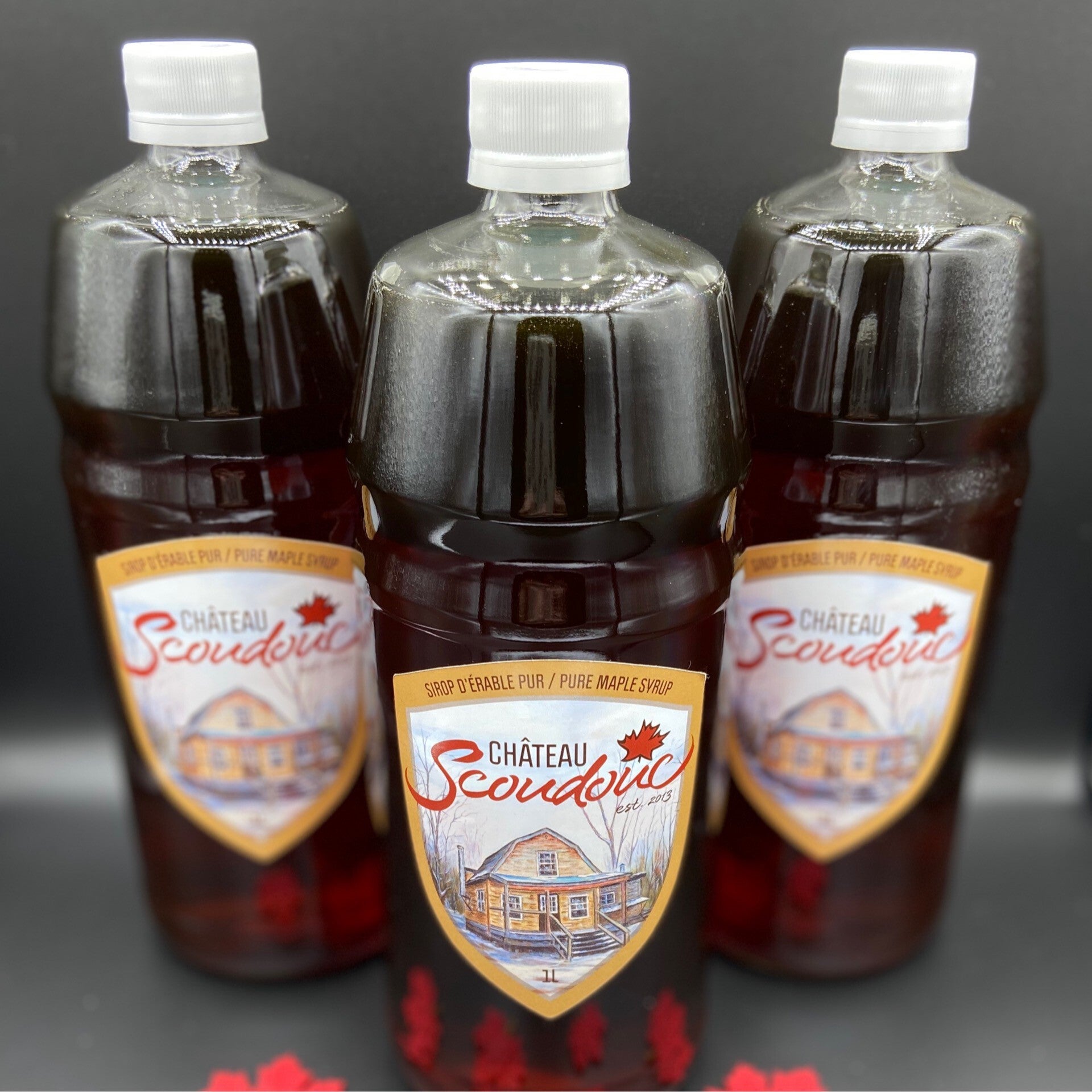 Sirop / Maple 1L Produits d’érable Château Scoudouc Maple Products Inc